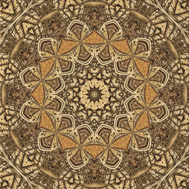 Ahgly Company Machine Washable Indoor Square Transitional GoldenRod Gold Area Rugs, 8' Square