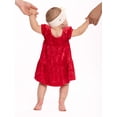 thumbnail image 5 of Forever Me Baby Girl Velour Dress with Bloomers, Size 6/9M, 5 of 8