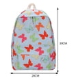 thumbnail image 1 of Mochila escolar coreana para estudiantes, mochilas escolares blancas florales para chicas adolescentes, mochila bonita para mujer, bolsa para libros de marca, mochila de nailon Fivean unisex, 1 of 2