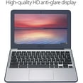 thumbnail image 3 of ASUS Chromebook C202SA-YS02, 1.60 GHz Intel Celeron, 4GB DDR3 RAM, 16GB SSD Hard Drive, Chrome, 11" Screen (Grade B Used), 3 of 6