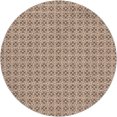 thumbnail image 2 of Addison Rugs Dream Shag Premium Machine Washable Transitional Modern Squares Paprika Round Rug, 8' x 8', 2 of 8