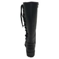 thumbnail image 4 of Unik Women's Premium Leather Laced Motorcycle Boots, 12000-17 (Black, 11), 4 of 5