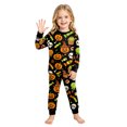 thumbnail image 7 of Gerichy Halloween Kids Pajamas Sets for Girls Boys Cute Ghost Pumpkin PJs Long Sleeve Pants Soft Sleepwear 2Pcs Holiday Pajama Sets 2T-9T, 7 of 7