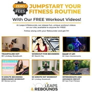 LEAPS & REBOUNDS 48 Mini Fitness Trampoline & Rebounder for Adults, Green
