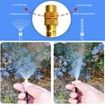 thumbnail image 4 of drip Irrigation kit, Automatic Garden Watering System, Quick Connector and 360-degree Bending Dropper atomizing Copper Nozzle, Garden Plant Lawn Courtyard Watering System. (15 Spray nozzles), 4 of 14