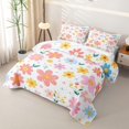 thumbnail image 3 of Erosebridal Multicolor Wild Floral Twin Quilt Set,Kawaii Flowers Pattern Twin Coverlet Set For Girls,2 Pieces, 3 of 7
