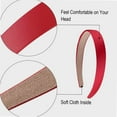 thumbnail image 2 of 18 Pieces Satin Headbands 0.79 Inch Wide Non-slip Headband Plain Satin Headband Colorful Hard Headbands DIY Headbands for Women and Girls, 18 Colors, 2 of 4