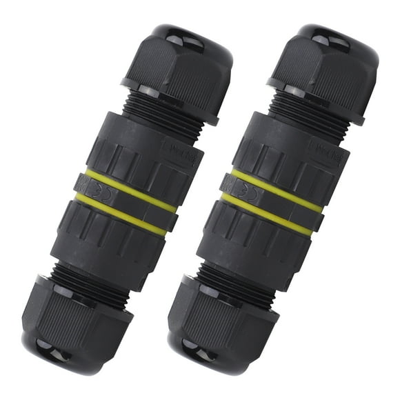 Conector, 2 piezas Conector impermeable Conector ignífugo para exteriores I Conector impermeable Muy versátil