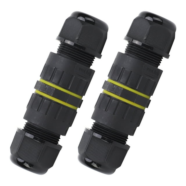 Conector, 2 piezas Conector impermeable Conector ignífugo para exteriores I Conector impermeable Muy versátil