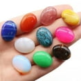 thumbnail image 4 of 15*20mm Oval Flatback Cab Cabochon Gemstone Beads Polished Jewelry Making DIY, 4 of 9