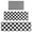 Black and White, variant on Red and White Checkered Pattern Kitchen Rugs Sets Of 3,Kitchen Runner Rugs Non Skid Washable,Decorative Kitchen Floor Mats for Kitchen,Sink,Laundry,17"x30"+ 17"x47" + 17"x59"