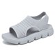 thumbnail image 1 of Sandalias Elegantes Deportivas para Mujeres Cómodas (gris 36), 1 of 9