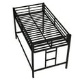 thumbnail image 6 of Jopath Twin Size Loft Bed Metal Bed Frame with Side Ladder and Safety Rails,for Boys and Girls, 6 of 9