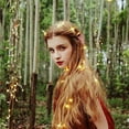 thumbnail image 3 of 2 Pair Cosplay Fairy Elf Ears Christmas Anime Party Latex Ears Dark Color, 3 of 6