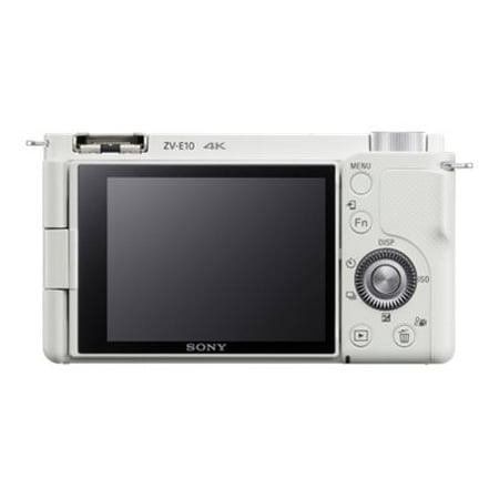 Sony - Alpha ZV-E10 Mirrorless Vlog Camera - Body Only - White