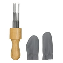 Needle Felting, Wool Felting Needle Tool with 8 Needles, Needle Felting Supplies with Leather Finger Guards