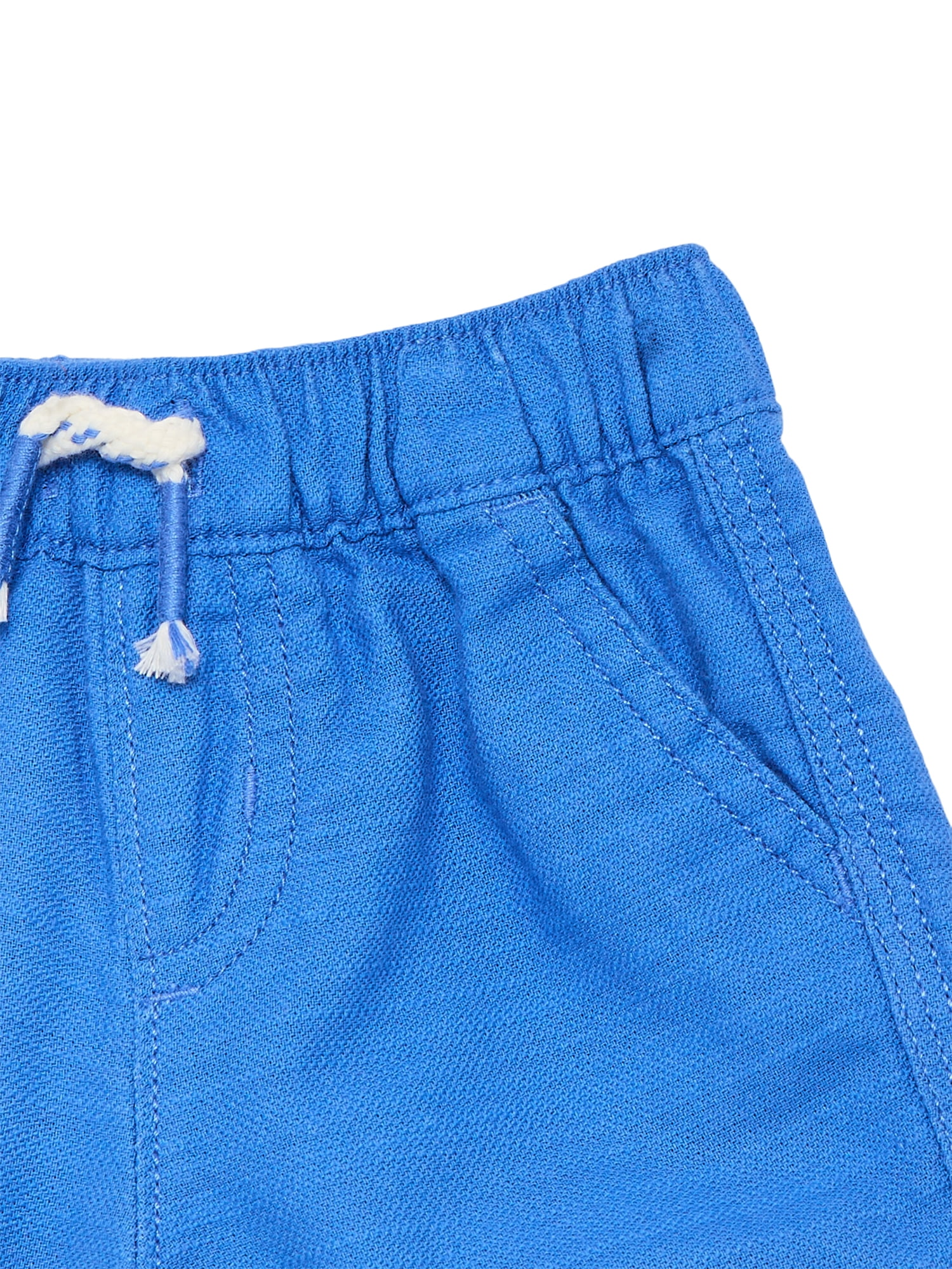Wonder Nation Baby Boys Cotton Twill Drawstring Shorts, Sizes 0M-24M