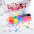 thumbnail image 4 of 1 Boîte Kit de Bande Coloré Éducatif Bricolage Kit de Bracelet en Caoutchouc Loom à 15 Grilles, 4 of 9