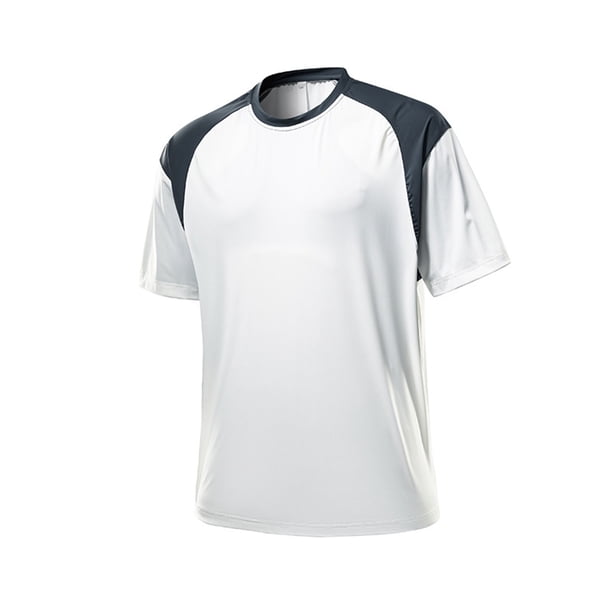 Camiseta con protección solar UPF50+ para hombre - Secado rápido - Transpirable - Ligera - Deportes al aire libre y uso diario