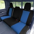 thumbnail image 5 of For 2022 – 2024 Dodge RAM 1500 FH Group Neoprene Waterproof Custom Fit Car Seat Covers   - Rear Blue, 5 of 5