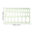 thumbnail image 2 of GETAJGHSD 4pcs Plastic Stencils Templates for Drawing and Journaling, and Precise Design Tools, 2 of 6