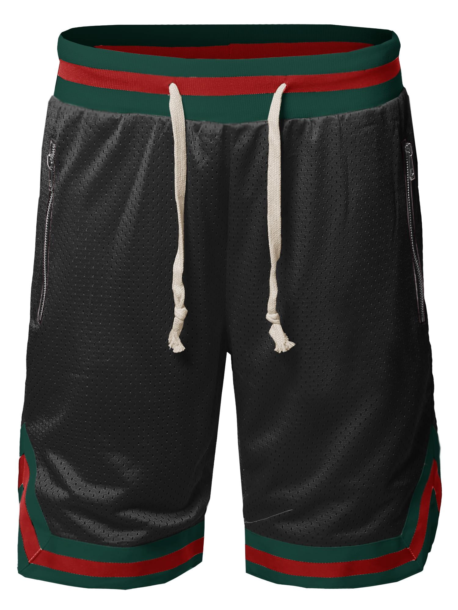 FashionOutfit Men's Casual Active Sports Side pokets with Zipper Double