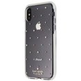 thumbnail image 1 of Kate Spade Étui Rigide de Protection pour iPhone TP et X - Transparent / Points Pin Gemmes, 1 of 3