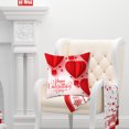 thumbnail image 5 of Puntoco Fundas de almohada para el día de San Valentín, 18 x 18 pulgadas, funda de almohada de tela con efecto piel de melocotón, decoración para el día de San Valentín para sofá, 5 of 5