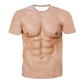 thumbnail image 1 of Qarigey 3D Graphic Digital Printed MuscleT-shirt Men  Christmas Halloween Camisetas S, 1 of 1