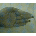 thumbnail image 4 of oneOone Viscose Chiffon Fabric Leaves Block Printed Craft Fabric BTY 42 Inch Wide, 4 of 4