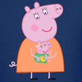 thumbnail image 3 of CafePress - Peppa Pig: Holding Baby Kids T Shirt - Dark T-Shirt Kids XS-XL, 3 of 4