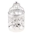 thumbnail image 3 of Retro Elegante Metal Tealight Candle Holder Linternas Colgantes Eletroplated Proceso candeliere para La Decoración para hogar, 3.15 X 5.51 Pulgadas Macarena Portavelas de metal con forma de jaula para pájaros, 3 of 8
