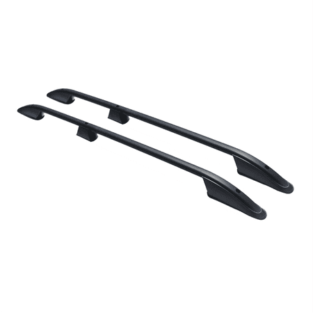 Cross Rail Roof Rack Fits Subaru Xv 2012-2018 Black | Adjustable Aluminum Heavy Duty 300 LBS Anti-Theft Lock Cargo Carrier Rooftop Crossbar Accessories for Bike  Basket Snowboard Luggage
