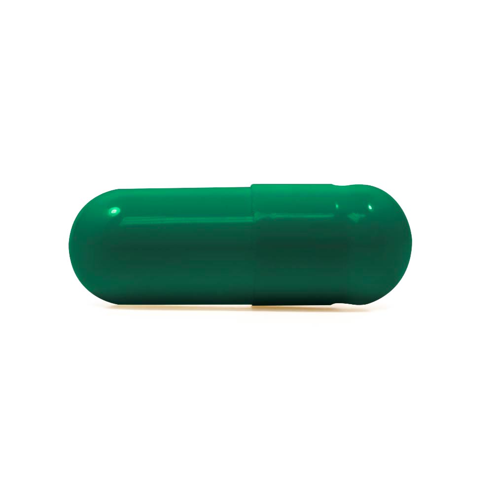 Capsuline Colored Gelatin Empty Capsules Size 00 Green/Green Walmart
