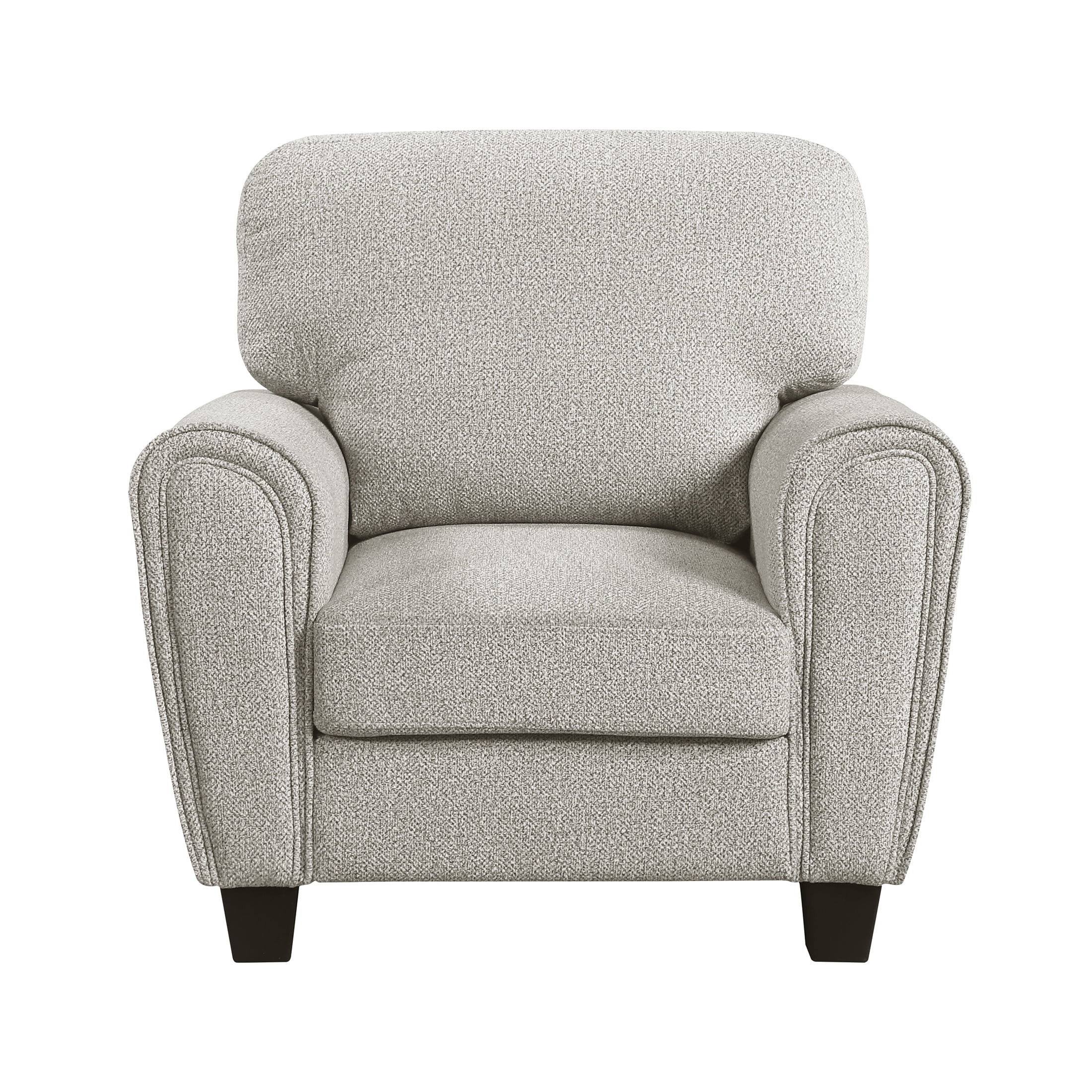 OakvillePark Nyra Chenille Accent Chair, Gray