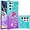 Green Purple, variant on Glitter Case for Samsung Galaxy S23 Ultra (Not S23, Bling Sparkle Colorful Gradient Quicksand Waterfall Soft TPU Liquid Case Cover with Ring Stand for Samsung S23 Ultra LSJB-Purple Blue
