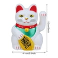 thumbnail image 3 of Gato De La Fortuna Haciendo Señas Solar Beckoning Fortune Cat ondeando automáticamente lindo para la decoración del coche de la oficina en casa, 3 of 7