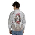 thumbnail image 5 of Playful Afghan Hound Welcomes Winter Snowy Day with Cardinal Bird All Over Print 3D Baseball Jacket Dog Lover Bomber Jacket Softball - 12017, 5 of 6