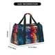 thumbnail image 3 of Disketp Modern Art Red And Blue Colors Bolsa de Viaje Tipo Duffle, Bolso de Mano para Fin de Semana para Mujer, Bolsa de Gimnasio Ligera para Hombre, Esencial para Viajes, 3 of 7