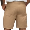 thumbnail image 4 of CIAKGIAF Mens Shorts Fashion Button Golf Shorts Men Zipper Thin with Pockets Straight Leg Cargo Khaki for S, 4 of 5