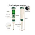 thumbnail image 1 of Digital Food PH Meter 0.01 High Accuracy Sensor Temp Acidity Tester 0-14pH Detection Pen for Food Fruit Cheese Meat Canning ,Upgraded Testing Structure, 1 of 7