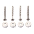 thumbnail image 4 of HEALEEP 4Pcs Silver Neck Joint Bushings Bolt Set for Guitar Parts Easy to Install and Durable, 4 of 8
