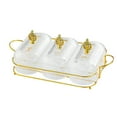 thumbnail image 1 of Bandeja para frutos secos Strade Fareast Limited con tapa y divisiones para aperitivos L claro, 1 of 8