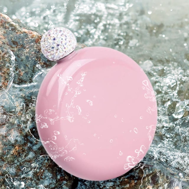 para mujer, petaca forma forma material acero inoxidable, petaca , petaca de , para mujer, Valentín, viaje Rosa perfecl petacas