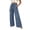 0_ Gray, variant on Womens Wide Leg Pants, Drawstring Waist with Adjustable Hem, Textured Woven Fabric for Daily Fashion Casual Styling White S
