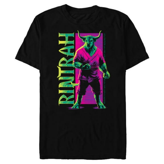 Doctor Strange in the Multiverse of Madness Rintrah Neon - Short Sleeve Blended T-Shirt for Adults - Customized-Black