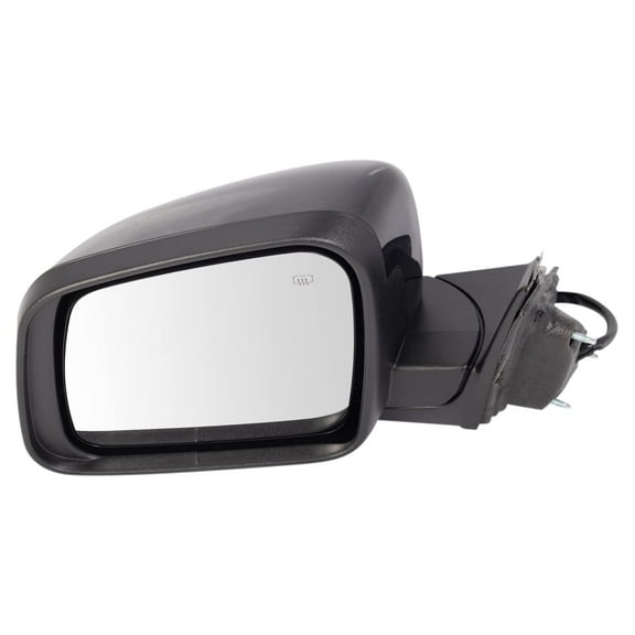 TRQ Power Heated Mirror Driver Side Left LH for 11-18 Jeep Grand Cherokee MRA08235