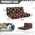 thumbnail image 7 of XYZCANDO Floral Skull RV Dinette Cushions Gothic RV Decor Washable Furniture Covers for Sofa and Loveseat Comfortable Cushion Covers for Couches and Sofas Stretchable Slipcovers Camper Black, 7 of 7