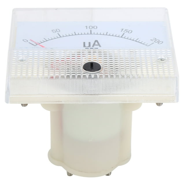 Amperímetro de puntero de CC, 85C1 CC 0 ~ 200 UA Medidor de corriente de puntero Medidor de corriente diseñado para precisión