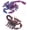 A, variant on 3D Printed Metallic Scorpion Figurine, Purple-Blue Dual Color